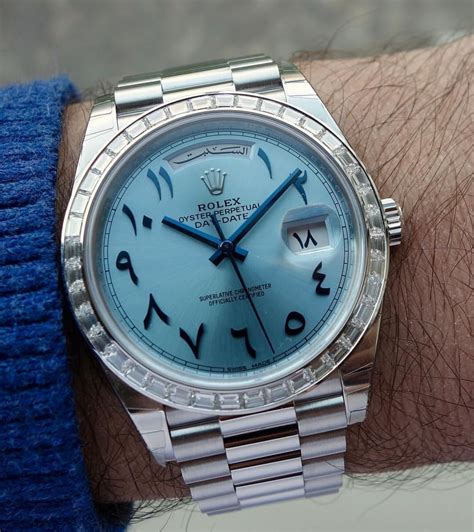 arabic numerals rolex